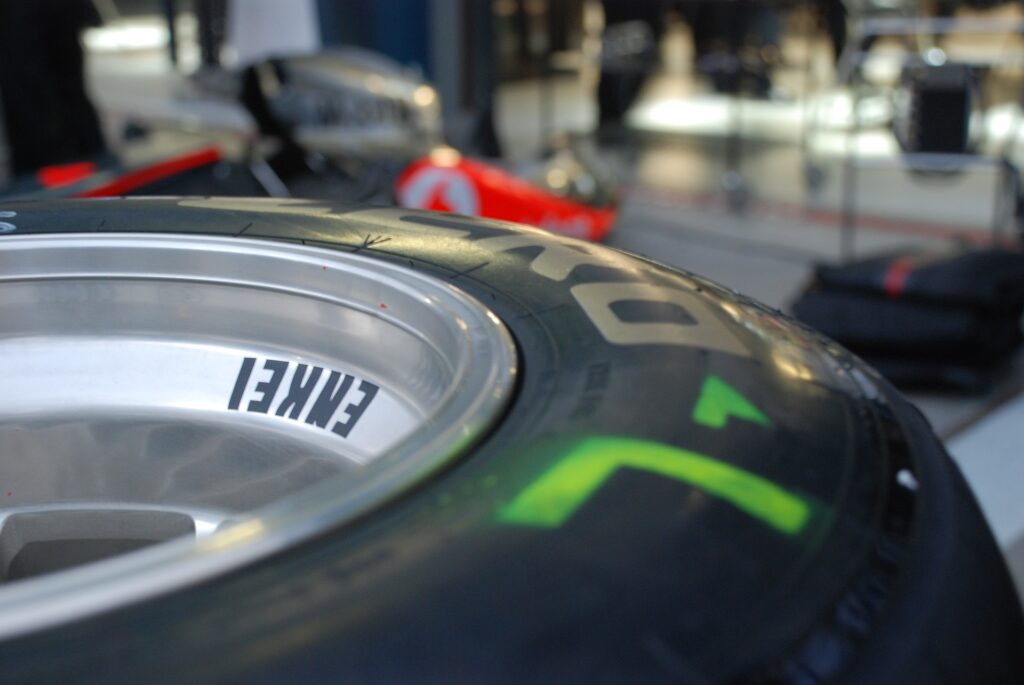 F1 tyre closeup