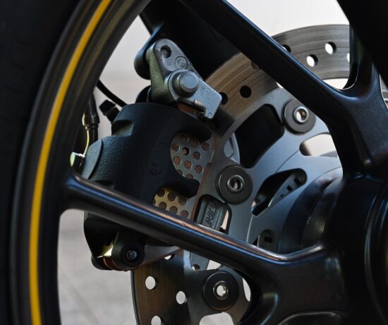 Motorcycle rear brake calipeer